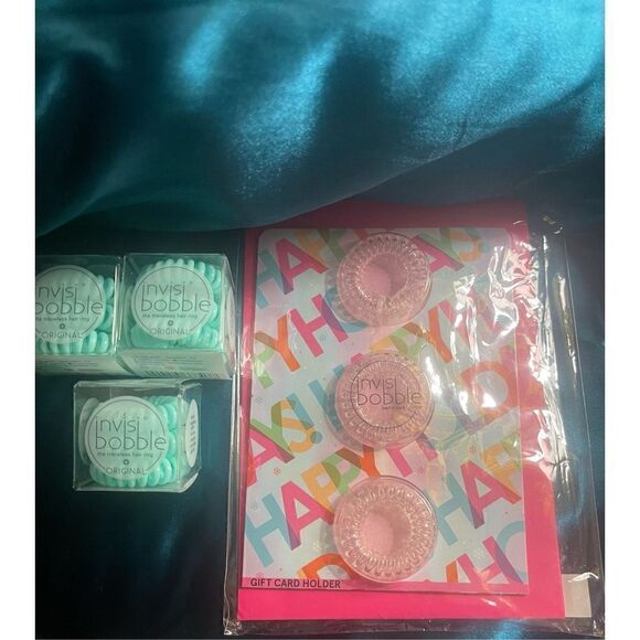 Original Traceless Spiral Hair Ties/invisibobble card - Picture 1 of 1